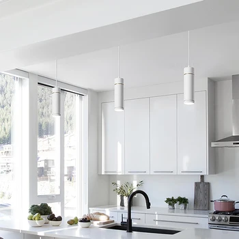 

Nordic LED Pendant Lights Modern New Cylinder Model Iron Hanging Lamp Bedside Kids Room Study Lights Fixture Luminaire Luminaria