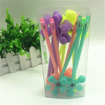 

12pcs/1box Hand fidget flower spinner kawaii pen toy 22.5cm kids sign pen spincube space finger