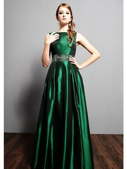 

Attractiveo Hot Helling A-Line Scoop Neck Sleeveless Long Mother Of The Bride Dresses V-Back 2015 Evening Formal Dresses