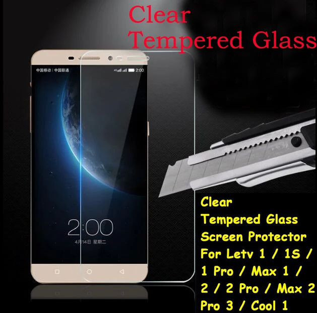 

Tempered Glass Screen Protector Explosion-proof Protective Film Case Cover For Letv Le 1 1S 2 Pro 3 Cool Max 1 2 5.5" 5.7" 6.33"