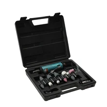 16 шт. металлическая гравировка полировка машина воздушный шлифовальный станок легкий вес шлифовальный комплект с двигателем пневматический практичный набор инструментов+ набор инструментов