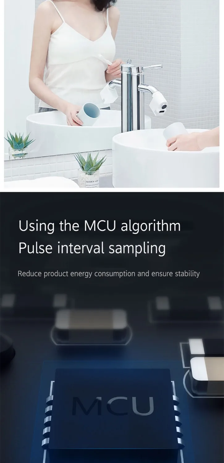 Xiaomi ZaJia автоматическое сенсорное инфракрасное Индукционное устройство для экономии воды регулируемый водный диффузор для ванной комнаты кухонный кран для раковины