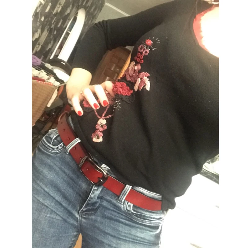 MEDYLA Female belt Women genuine leather fashion all-match belt women’s cowhide casual pants belt