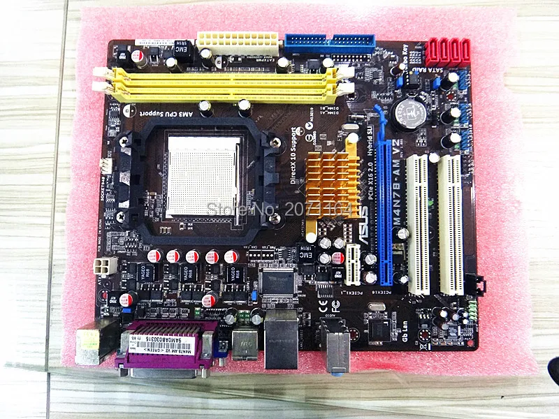 Free shipping for ASUS M4N78-AM V2 780G fully integrated motherboard supports DDR2 memory AM2 AM3 CPU asus g31 g31mx k motherboard supports ddr2 775 pin integrated small plate
