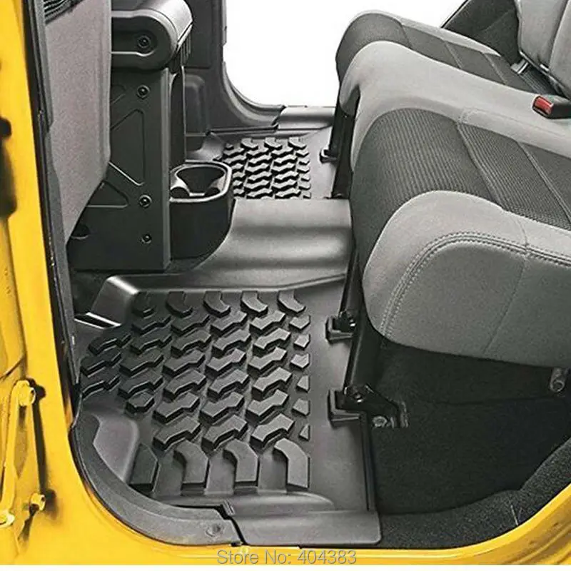 Резиновый материал 3D Custom fit Jeep Wrangler jk 2011 2016 автомобильные коврики