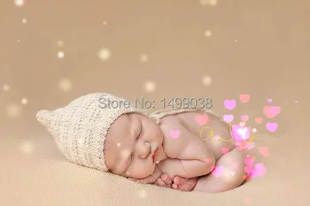 

Newborn Hat with pant, Classic Newborn Bonnet, Textured cap, Cream Alpaca, Photo Prop