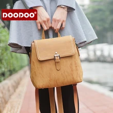 Doodoo Марка Высокое качество Женская кожаная рюкзак моды рюкзак для девочек-подростков повседневные сумки женские сумки на ремне