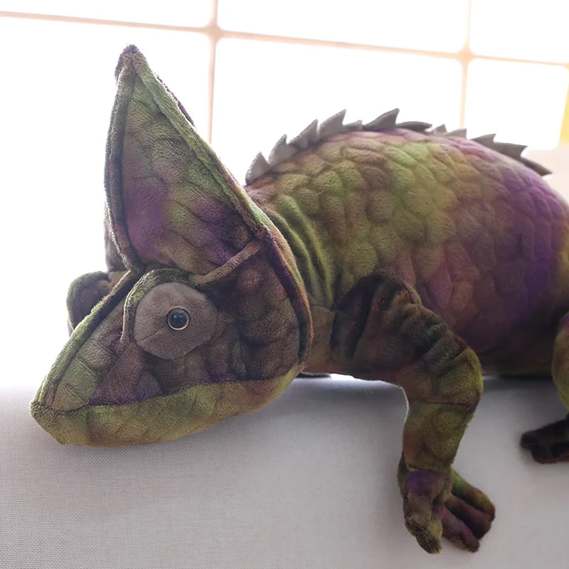 1 шт. 70/100 см гигантские моделирование рептилий ящерица Хамелеон плюшевая игрушка Личность куклы животных Подушка для детей на день рождения, рождественский подарок