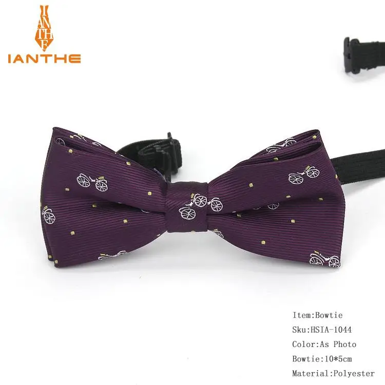 Kids Tuxedo PURPLE Bow Tie Adjustable BowTie Fashion For Children New NeckTie