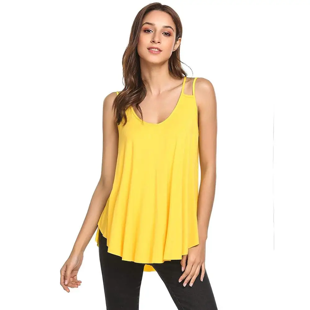 

BKMGC 2019 New Original Pattern Women Camis Tanks Summer Gallus T Shirt Polyester Camis Clothing Girl Cool Orange Tanks