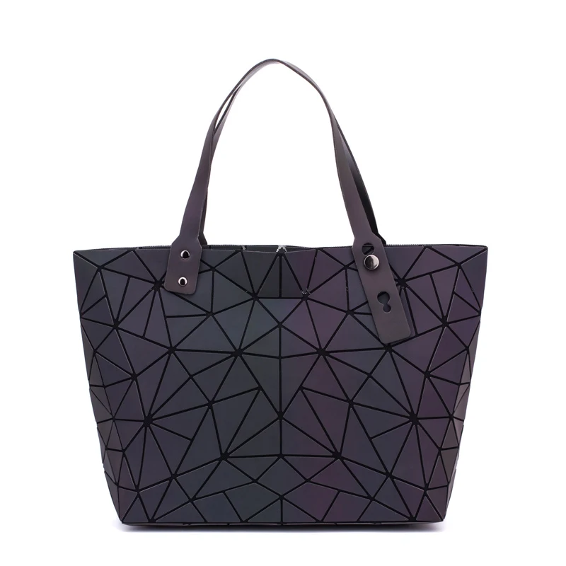 Новинка, светящаяся сумка Bao, женские сумки, геометрические, роскошный бренд Bao, сумка для девушек, на цепочке, сумки через плечо, складная сумка в клетку, женская сумка