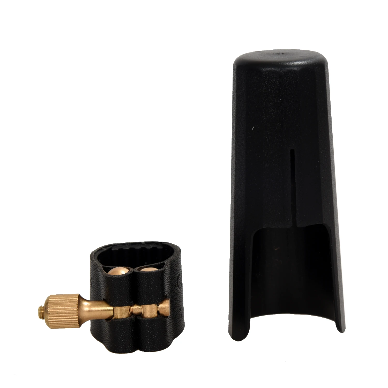 

Leather Ligature Fastener with Plastic Cap for Clarinet Bakelite Mouthpiece Durable
