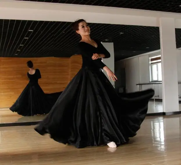 Feminino dança do ventre saia espanhol flamenco