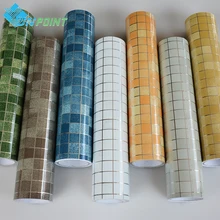 0,45x3 м Мозаика Анти масляные настенные наклейки s самоклеющиеся кухонные плиты художественные наклейки обои из алюминиевой фольги ванная комната водонепроницаемый стикер