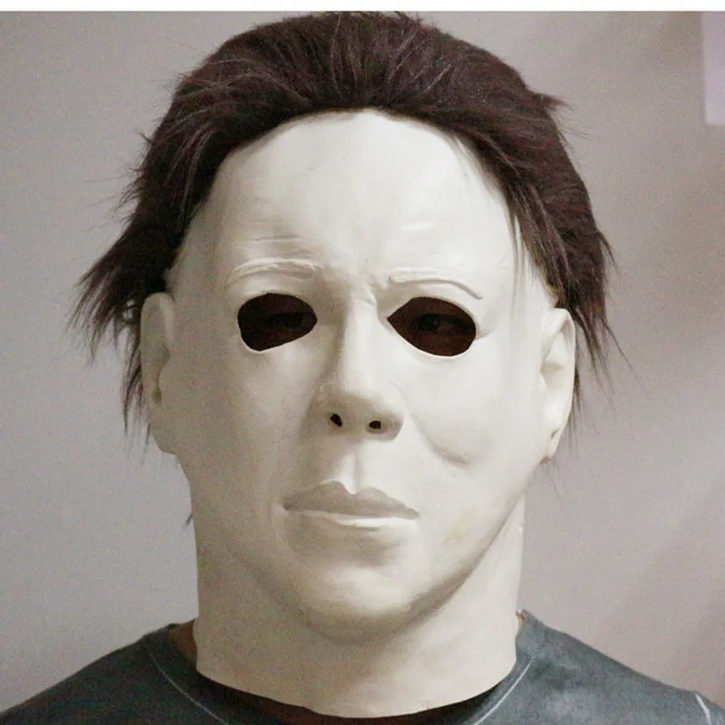 friday the 13th jason voorhees hocke michael myers mask cosplay top grade 100 latex horror movie halloween michael myers mask adult party masquerade cosplay latex