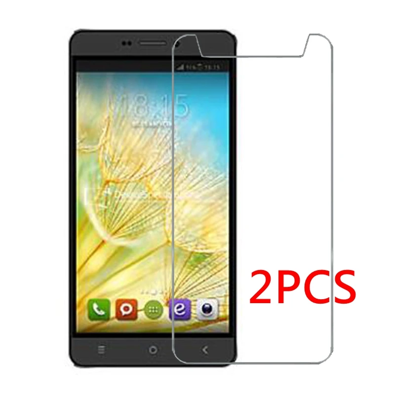 

2PCS/lot 2.5D 9H Tempered Glass For BQ BQS 5515 Wide Screen Protector Toughened Protective film for BQ bqs 5515 Wide BQS-5515