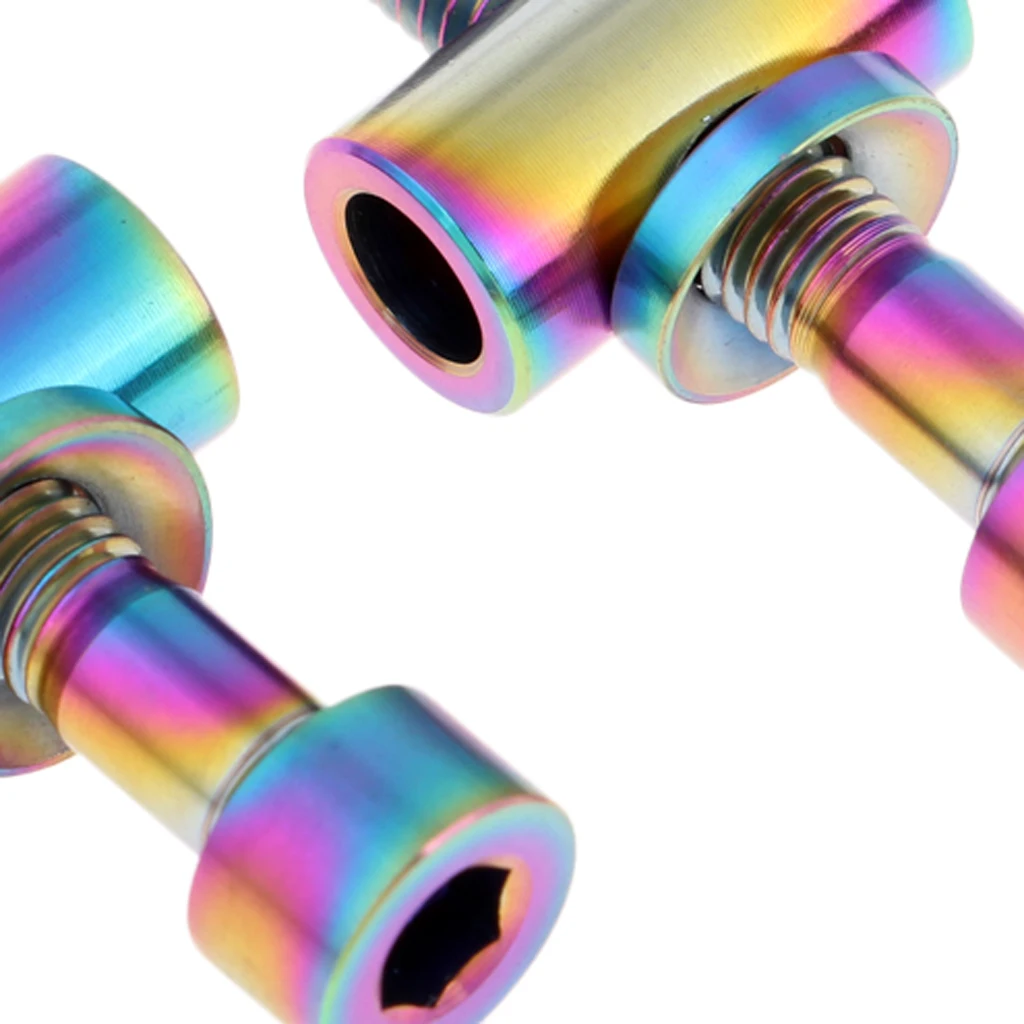 Bike Seat Post Fixed Bolts Titanium Bicycle Fixed Screw Titanium Color M5x30