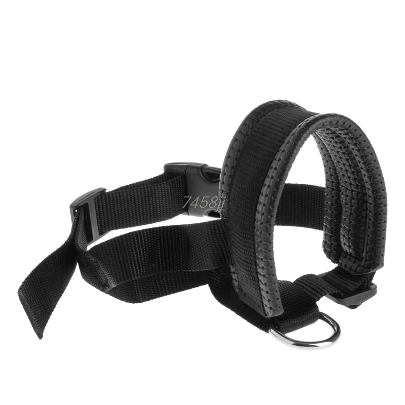 Pet Dog Padded Head Collar Gentle Halter Leash Leader Stop Pulling Training Tool DropShip