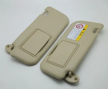 

SKTOO Auto accessories car sun visor For Toyota 2014-2017 Corolla with a make-up mirror sun visor beige / gray