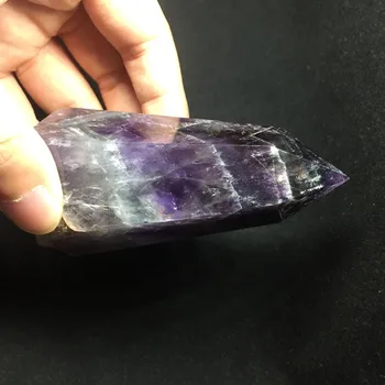 

AMW29 Healing Crystal 244g Amethyst Polished Wand Halloween Decoration