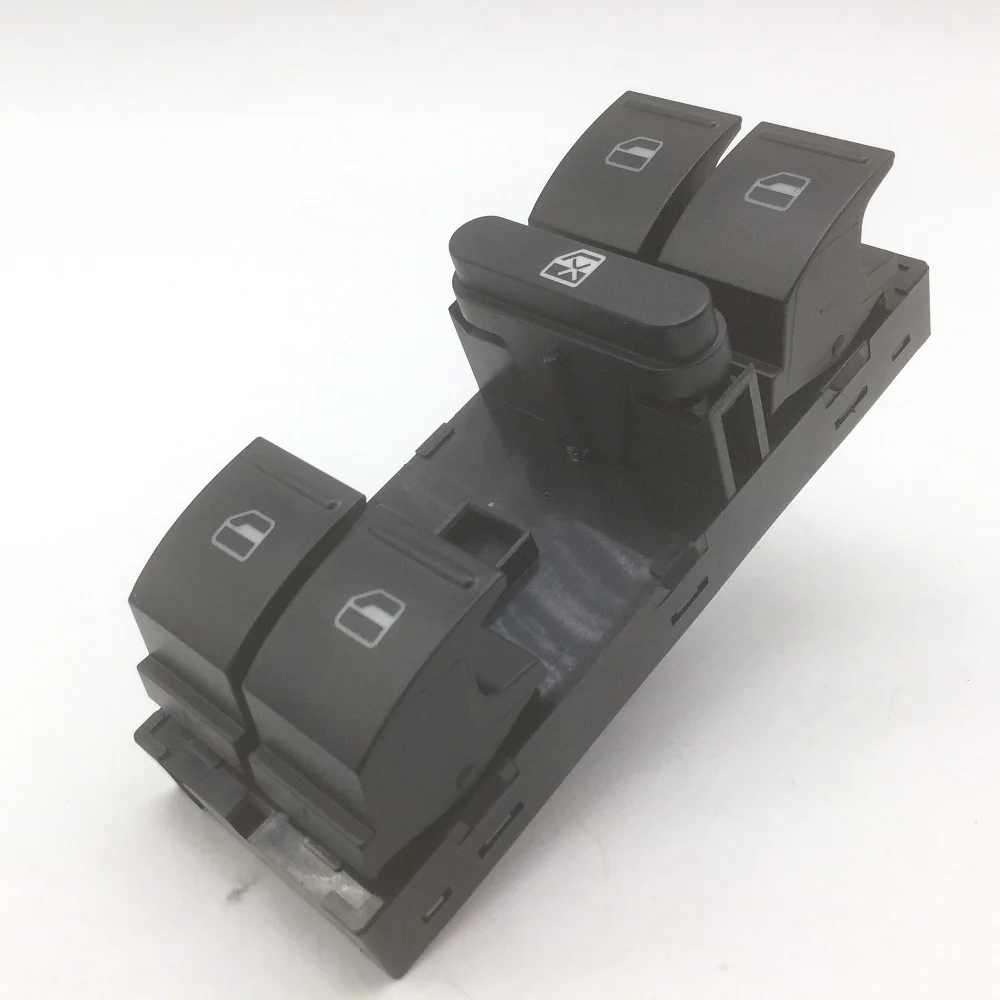 Chrome Driver Side Master Window Switch For VW seat Jetta Golf GTI MK5