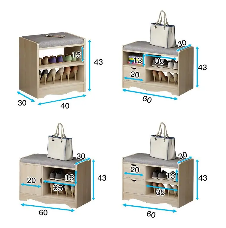 Современный Твердый Деревянный шкафчик для обуви гостиная обувные полки ящик для хранения, содержащий стул самостоятельно стоящий pu Кожаная подушка