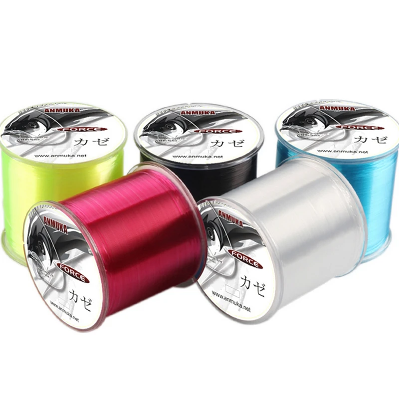 

2018A+ Nylon Line Super Strong Nylon Fishing Line Multicolor 500M Monofilament Line Material Fishline for Carp fishing