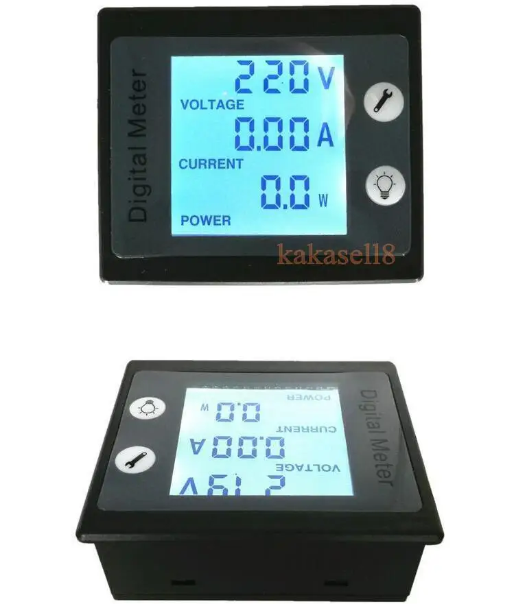 AC 80-260V lcd цифровой 10A вольт ватт измеритель мощности Амперметр Вольтметр 110V 220V измеритель напряжения