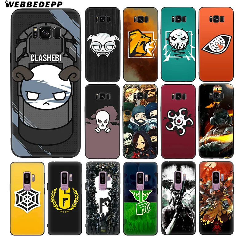 WEBBEDEPP Rainbow Six Siege 6 мягкий силиконовый чехол из ТПУ для Samsung Galaxy S10 S10e S9 S8 Plus S7 S6 Edge &amp J6