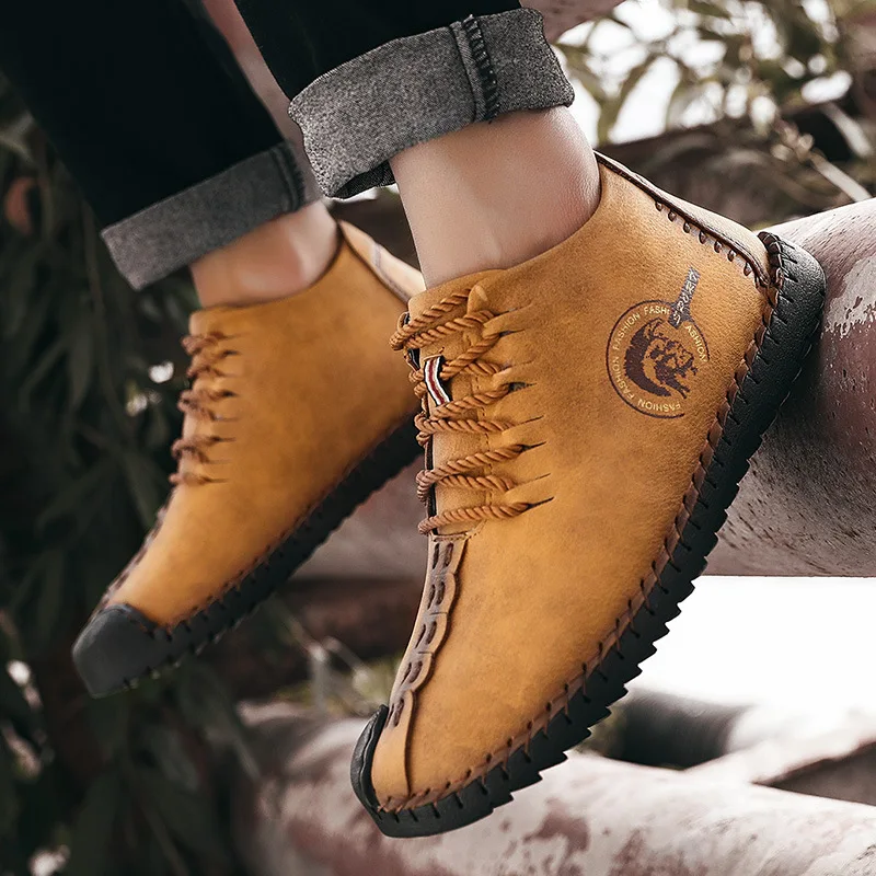 

Men Running Shoes 2019 Winter Men Boots Plush Fur Warm men Sneakers Outdoor Sport Shoes men Plus size 38-48
