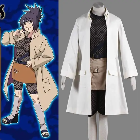 NARUTO Anime Mitarashi Anko Cosplay Costume Suits