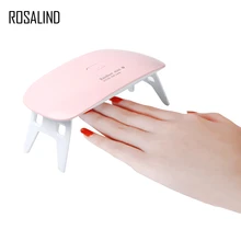 Розалинд 6 Вт SUNmini2 УФ-лампы для ногтей светодиодный Сушилка для ногтей Портативный USB кабель Curing гель лак для ногтей Портативный Мышь Форма ногтей Книги по искусству инструменты