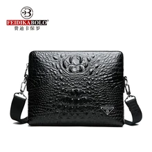 FEIDIKABOLO Crocodile Pattern Men s font b Shoulder b font font b Bag b font 2020