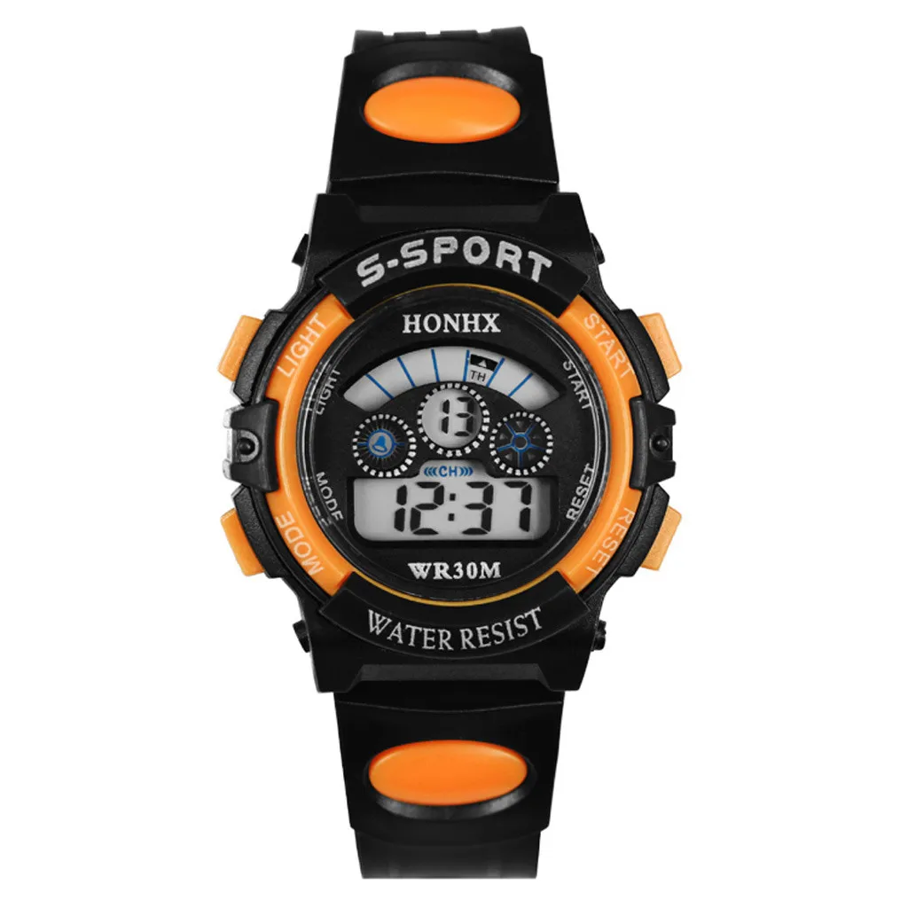 Мужские военные водонепроницаемые наручные часы светодиодный кварцевые спортивные часы мужские relogios masculino спортивные часы мужские s-shock 30X - Цвет: F