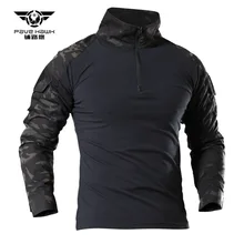 Уличные камуфляжные футболки с длинными рукавами для мужчин и женщин CS полевая Боевая тренировочная одежда военный фанат тактическая рубашка Военная Униформа Топы