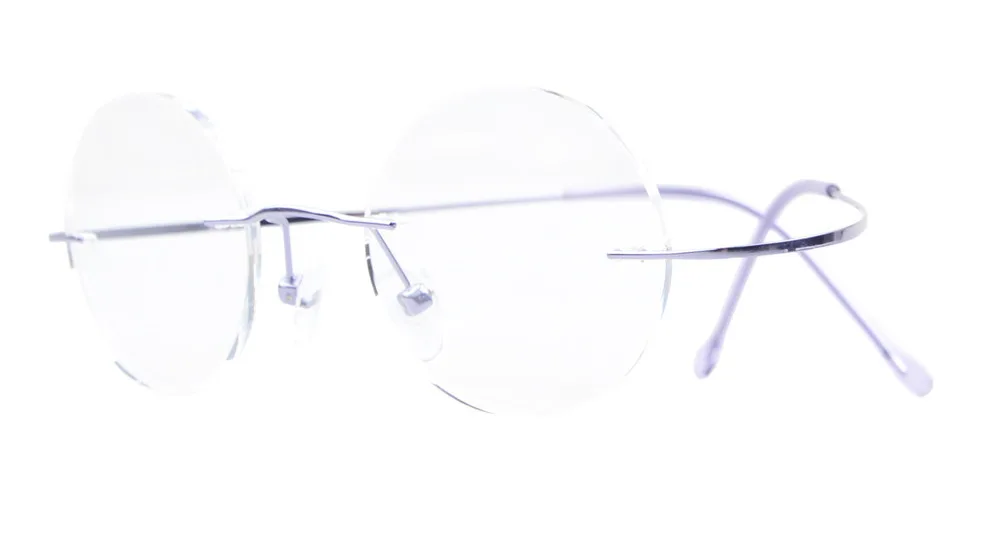 Y43 Eyekepper титановая оправа без оправы оптические очки для мужчин и женщин+ 0,00 - Цвет линз: Purple