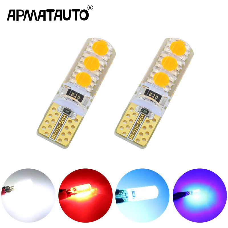 2 шт. светодиодные габаритные огни Canbus T10 W5W для Mitsubishi asx lancer 10 outlander 2013 pajero l200