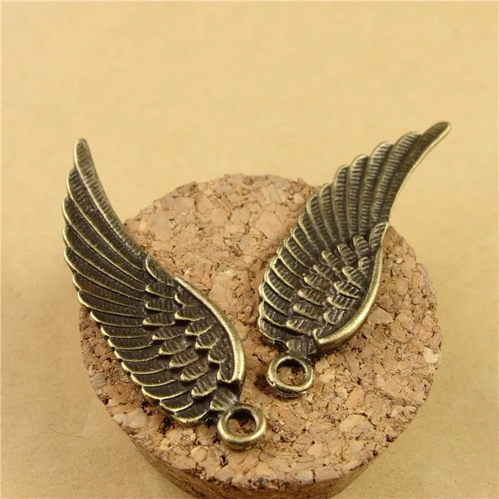 30PC Angel wings Charms Vintage Metal Zinc Alloy Fashion Trendy Small ...