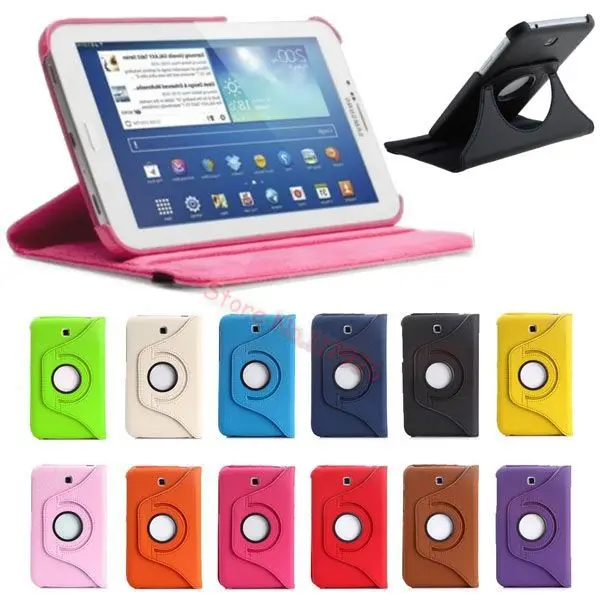 

360 Degree Rotating PU Case Cover with Stand For Samsung Galaxy Note 8.0 8" GT-N5100 N5110 Free Shipping