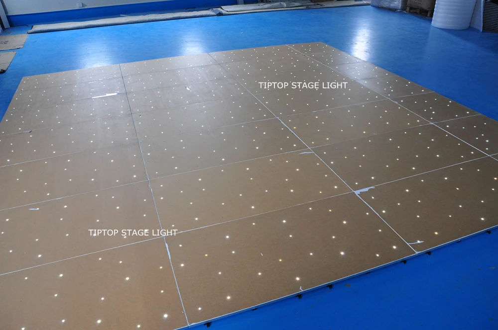 Дизайн в Великобритании 120 см x 60 см Светодиодная панель танцпола CE Rohs танцевальный напольный сценический светильник белая звезда Блестящий беспроводной пульт дистанционного управления