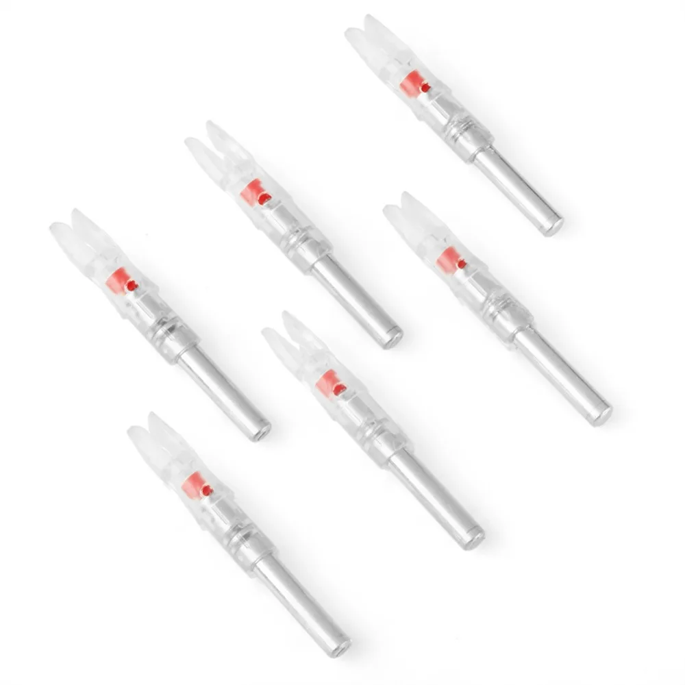 6PCS-Archery-Hunting-Lighted-Nocks-Size-X-S-Automatical-Released-activated-Led-Archery-Nock-Tail-fit