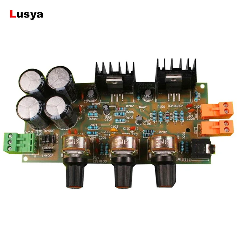 

TDA2030A hifi stereo audio amplifier Two channel 2.0 18W+18W AMP board DIY Kits/finished board without/with case B3-007