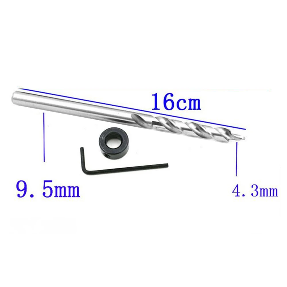 Сплав шестигранный хвостовик 9,5 мм шуруповерт Деревообработка косой шаг сверла направляющий позиционер