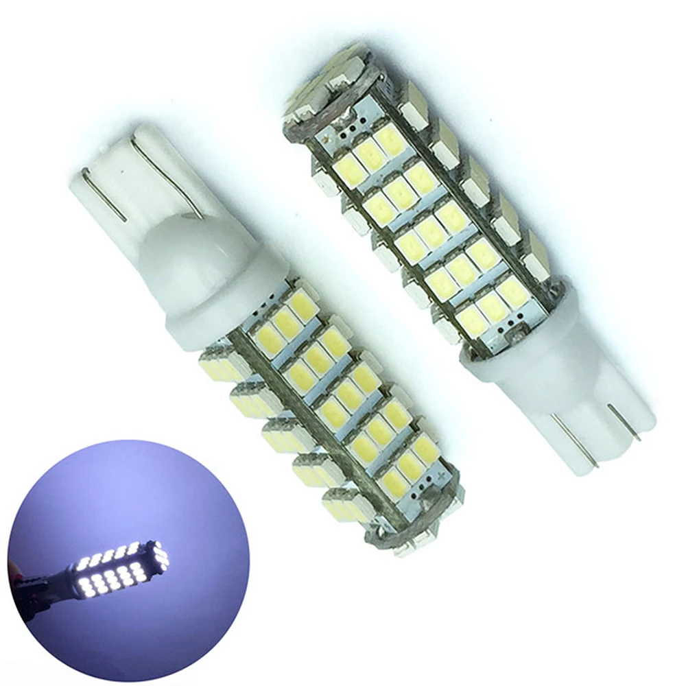 

YSY 50 шт. T10 68 светодиодный 1206 68 SMD светодисветодиодный W5W Автомобильные 68smd 3020 DC12V 194 927 168 боковые лампы с клиновидным цоколем, габаритные огни, подсветка номерного знака