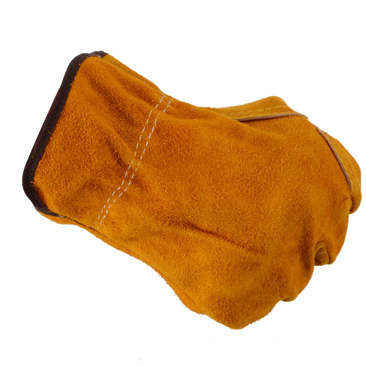 1Pair Women Men Heavy Duty Gardening Gloves Thorn Proof  Digging Planting Cowhide Gloves Leather Driver Protection Wear