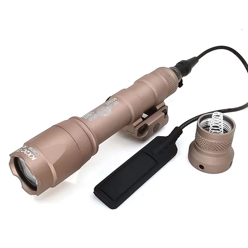 

SOTAC-GEAR M600 Tactical Scout Light LED M600C Rifle Flashlight 20mm Picatinny Rail Mount Weapon light With Remote Tail Switch