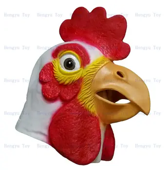 

The highest selling character celebrity party Fancy Dress Ideal Classic Cosplay Latex Chicken Mask For Carnival