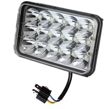 

5inch 75W 15x5w/pcs 10-30V HIGH-LOW beam in one LED HEADLAMP&LED DRIVING LIGHT 7500LUMEN Led work light bar Offroad lighting