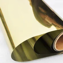 Стеклянная пленка с солнцезащитным покрытием, изоляционная пленка, бытовая Золотая и серебряная пленка для окон, взрывобезопасная пленка, односторонняя Солнечная пленка