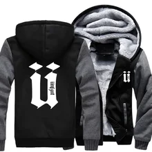 2018 Новый Для мужчин зима осень толстовки unkut узор флисовое пальто